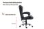 Ergolux Executive Leather Office Chair (Black) Carousel 6