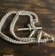 Victorian Sterling Silver Albert Fob Chain 40.83gm Carousel 1