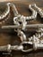 Victorian Sterling Silver Albert Fob Chain 40.83gm Carousel 2