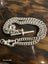 Victorian Sterling Silver Albert Fob Chain 40.83gm Carousel 10