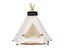 Pet Tent House Cat Bed Portable Teepee With Thick Cushion 6 Colors For Dog Carousel 3