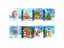 Diamond Painting Christmas Birthday Postcards 5D DIY Kids Greeting Cards Carousel 4