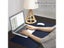 70x35cm Large Size Office Home Desk Protector Mat Royal Blue Mouse Pad PU Carousel 1
