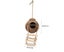 Parrots Hanging Natural Coconut House with Ladder Bird Hamster Cage Swing Nes Carousel 5