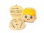 Spanish English Baby Wood Tooth Box For Milk Teeth Storage Collecting Carousel 5