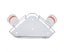 No Drilling Stainless Steel Wall Mounted Corner Bathroom Holder Storage Shelf Carousel 1