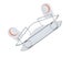 No Drilling Stainless Steel Wall Mounted Corner Bathroom Holder Storage Shelf Carousel 3