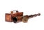 RII Antique Decor Spyglass Pirate Telescope with Leather Case Handheld Telescope Carousel 1