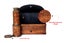 RII Antique Decor Spyglass Pirate Telescope with Leather Case Handheld Telescope Carousel 2