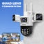 SriHome SH066 4-In-1 Quad Lens Wi-Fi Smart Security Camera Carousel 1