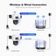 SriHome SH066 4-In-1 Quad Lens Wi-Fi Smart Security Camera Carousel 9