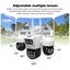 SriHome SH069 4-In-1 Quad Lens Wi-Fi Smart Security Camera, 3 x Pan/Tilt and ... Carousel 4