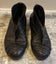 $1R * Black genuine leather wide fit short ankle boot * 39 * Carousel 4