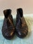 $1R * Black genuine leather wide fit short ankle boot * 39 * Carousel 9