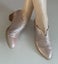 $1R * OLI * pale pink pearl finish genuine leather dress/casual *39* Carousel 2