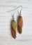 SALE - Natural Jasper Stone Earrings (1 pair) Carousel 4