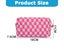 Makeup bag Plaid makeup bag Makeup bag and makeup brush storage bag Travel ma Carousel 2