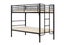 Army - Commercial Grade Single Bunk Beds - 300kg Per Bed - Black Carousel 1