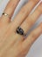 Vintage Sapphire Modernist Sterling Silver Ring - $1 Reserve Charity Auction Carousel 6