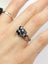 Vintage Sapphire Modernist Sterling Silver Ring - $1 Reserve Charity Auction Carousel 17