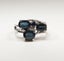 Vintage Sapphire Modernist Sterling Silver Ring - $1 Reserve Charity Auction Carousel 4