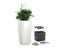 Lechuza Cubico Planter Colour 40 - White Carousel 1