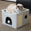 Foldable Cat House Cat Cave Pet Cube House Carousel 3