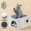 Foldable Cat House Cat Cave Pet Cube House Carousel 4