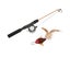 Funny Cat Stick Realistic Flexible Interactive Pulley Telescopic Fishing Rod Carousel 1