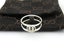 GUCCI Sterling Silver Interlocking G Logo Ring Size 4.75 Carousel 2