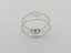 GUCCI Sterling Silver Interlocking G Logo Ring Size 4.75 Carousel 4