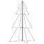 Christmas Cone Tree 200 Leds Indoor and Outdoor 98x150 Cm Txnpia Carousel 8