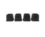 4 Sets Furniture Risers Rubber Antislip 4 Inch Bed Risers for Storage Desk So Carousel 5