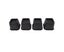 4 Sets Furniture Risers Rubber Antislip 4 Inch Bed Risers for Storage Desk So Carousel 6