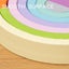 Wooden Rainbow Stacker Nesting Puzzle Blocks - In Assorted Colors Carousel 5
