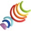 Wooden Rainbow Stacker Nesting Puzzle Blocks - In Assorted Colors Carousel 11