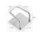 Sponge Rack Self Adhesive Draining Stainless Steel Seamless Wall Hook for Kit Carousel 6