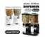 L¨WhiteL©Large Double Cereal Dispenser Dry Food Grains Containers Nuts Storage Carousel 2