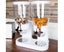 L¨WhiteL©Large Double Cereal Dispenser Dry Food Grains Containers Nuts Storage Carousel 3