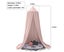 Bed Canopy for Girls, Soft Pink Princess Canopy for Girls Bed, Dreamy Decor F Carousel 2
