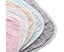 5pcs Muslin Burp Cloths Muslin Washcloths Baby Burping Cloth Diapers Towel Carousel 3