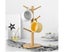 Bamboo Mug Rack Tree Coffee Tea Cup Organizer Hanger Holder with 6 Hooks Carousel 3