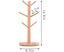 Bamboo Mug Rack Tree Coffee Tea Cup Organizer Hanger Holder with 6 Hooks Carousel 4