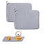2Pcs Microfiber Dish Drying Mat Absorbent Drying Pad for Kitchen Countertops Carousel 1