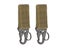 2pcs Tactical Hanging Buckle Molle Nylon Webbing Carabiner Belt Triangle Carousel 1