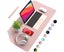 Desk Pad Desk Protector Mat - Dual Side PU Leather Desk Mat Large Mouse Pad, Carousel 1