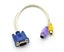 VGA SVGA Male Plug to TV S-Video RCA Female Adapter Converter Connect Cable Carousel 1