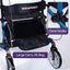 Equipmed Upright Rollator Walker With Forearm Support Rests Mobilty Aid Seat Blu Carousel 8