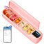 Bluetooth Smart Electronic Pill Case With Timer Clock 7 Day Portable Dispenser B Carousel 9