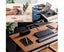 Leather Desk Pad Protector,Mouse Pad,Office Desk Mat, Non-Slip PU Leather Des Carousel 7